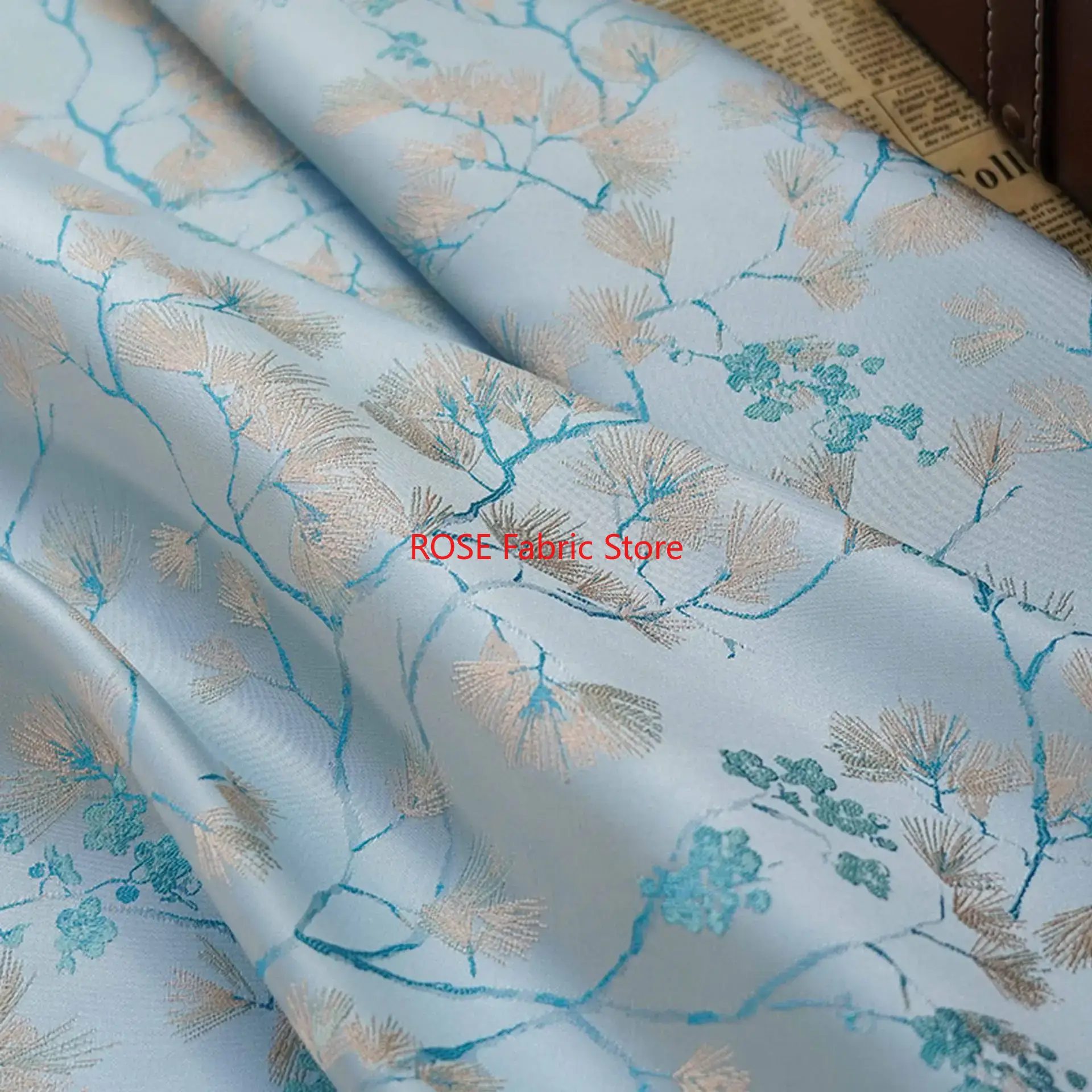 Sewing Vest - 1 メートル中国風の古典的なジャカード生地ファッションドレスチャイナドレスベスト荷物バッグ装飾縫製生地