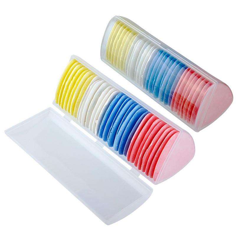 Tailor Chalk Marker - 10/20/30 個カラフルな生地テーラーチョーク消去可能な生地マーカーパッチワーク衣類縫製ツールボックスセット裁縫アクセサリー