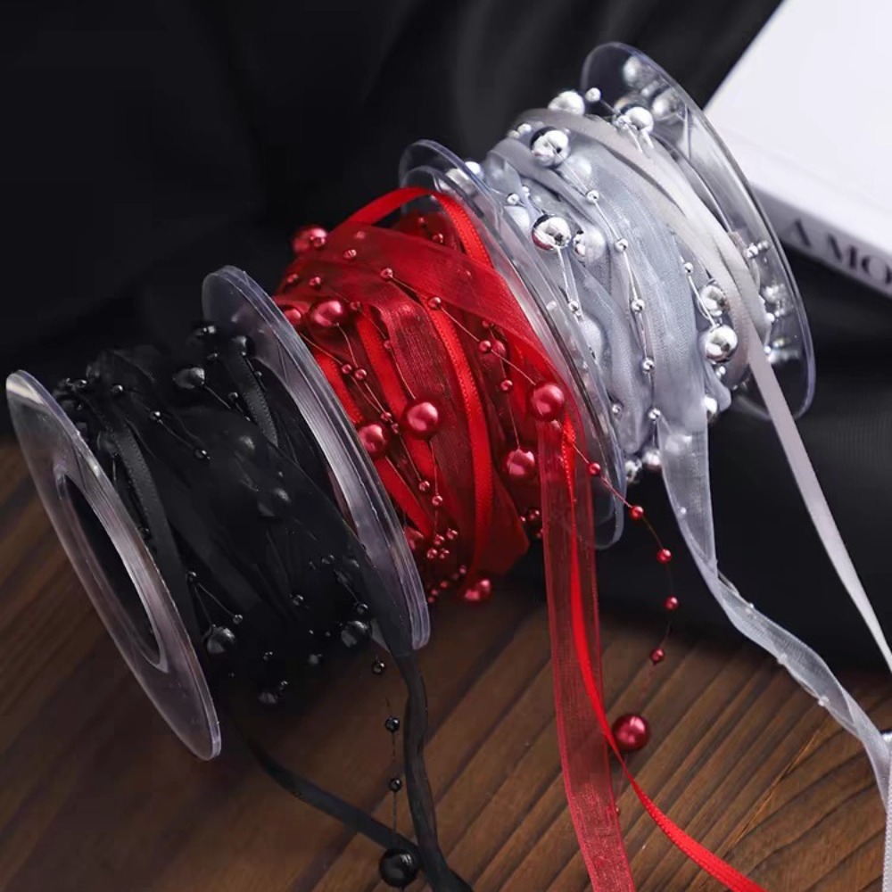 1 ロール 4.5 メートルビーズ糸ビーズパール花屋材料パー - Sewing Roll のレビューと価格