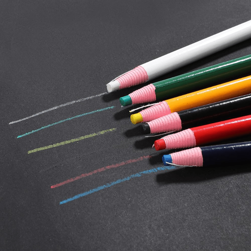カット不要の縫製用チョークペン、生地用マーカーペン、仕立て屋 - Tailor Chalk Marker のレビューと価格