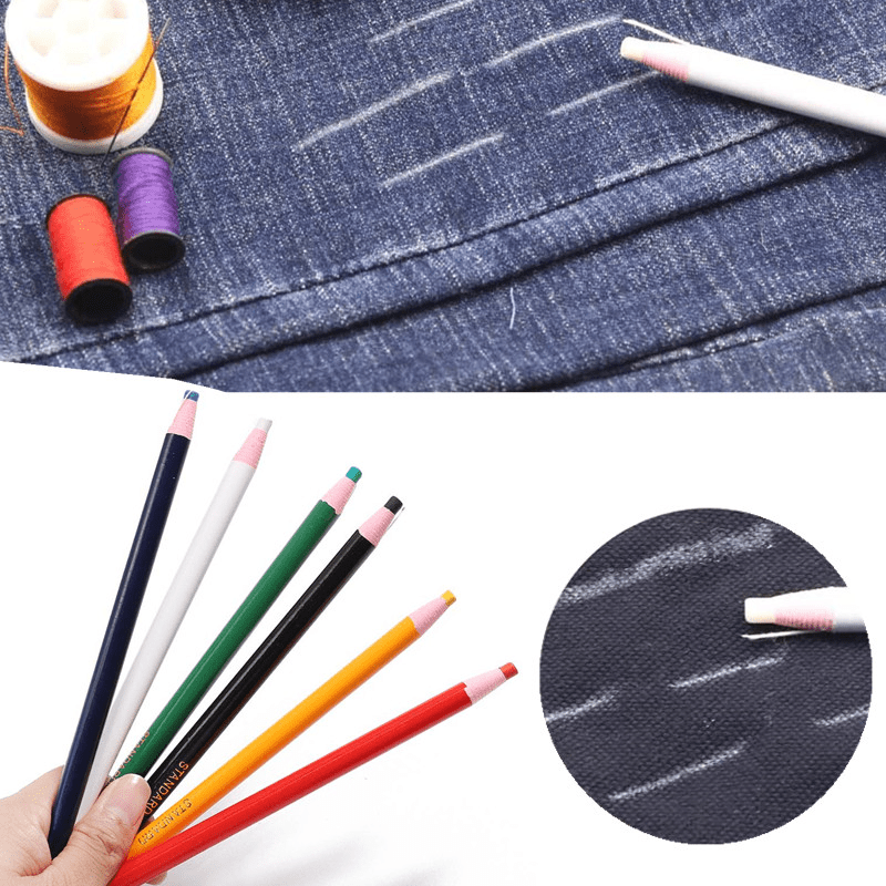 カット不要の縫製用チョークペン、生地用マーカーペン、仕立て屋 - Tailor Chalk Marker のレビューと価格