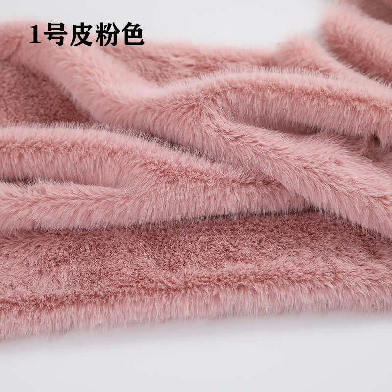 高低パイルフェイクプラッシュ生地、模造毛皮素材、衣類の襟、ス - Sewing Garments のレビューと価格