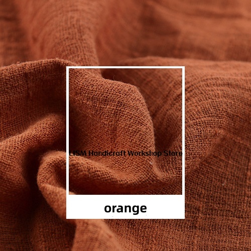 天然洗浄リネン生地複数色ソフトしわ加工生地女性服ホームテキス - Sewing Textiles のレビューと価格