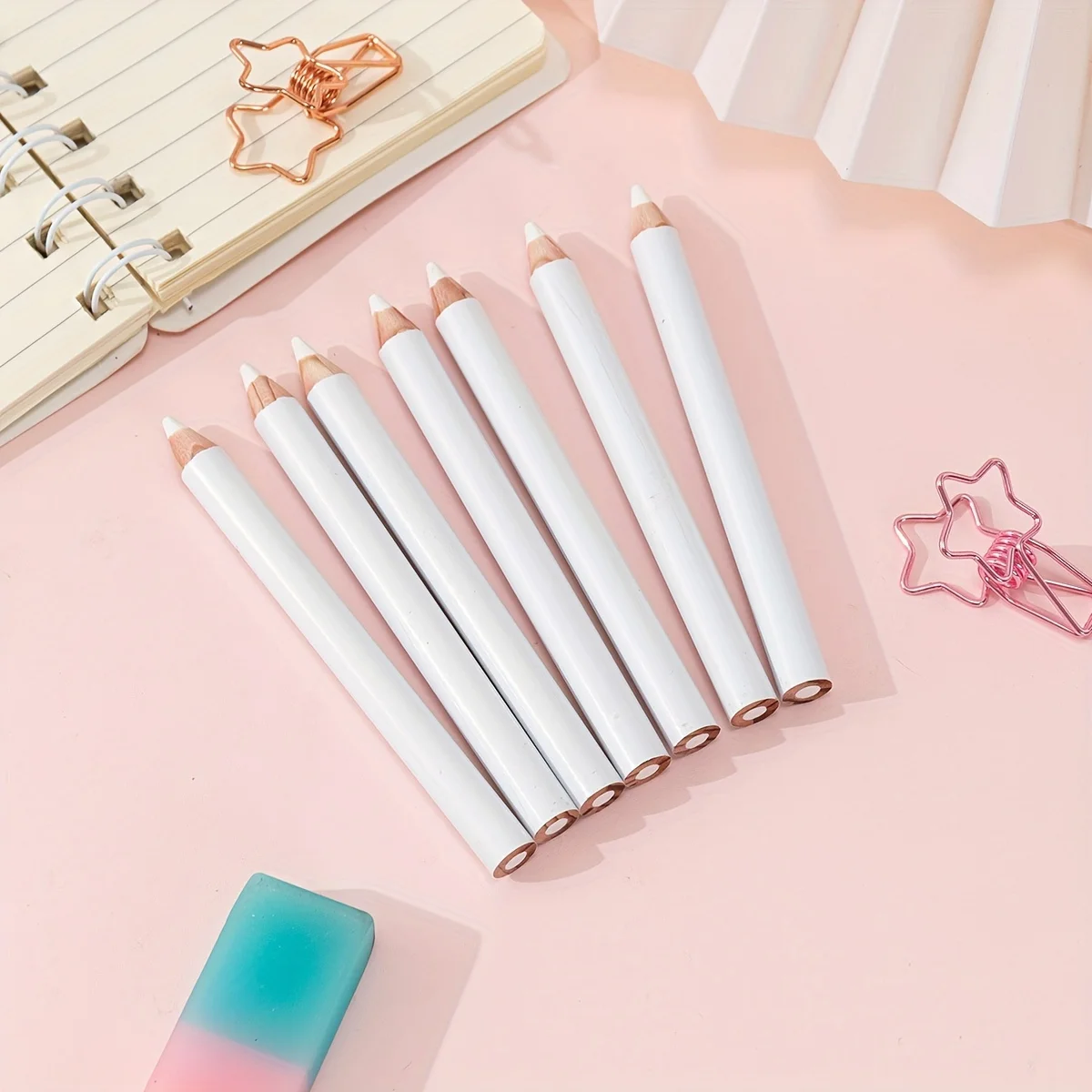 6本入り ホワイト テーラーペン ファッション ドレスマーカ - Tailor Chalk Marker のレビューと価格