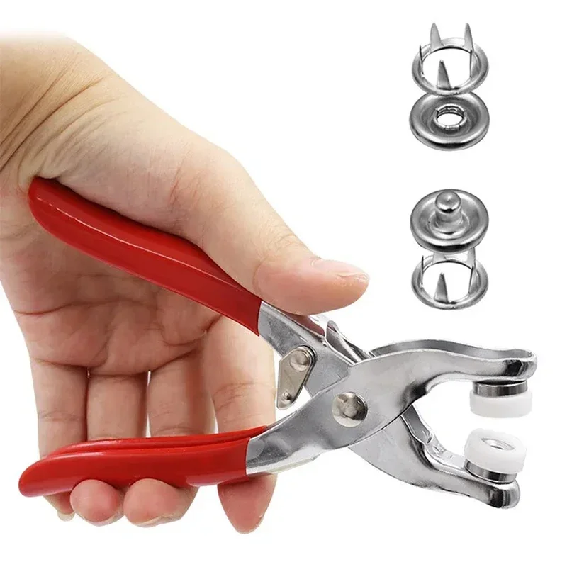 5ピンボタン取り付けプライヤー、金属スナップボタン、衣服縫製 - Sewing Garments のレビューと価格