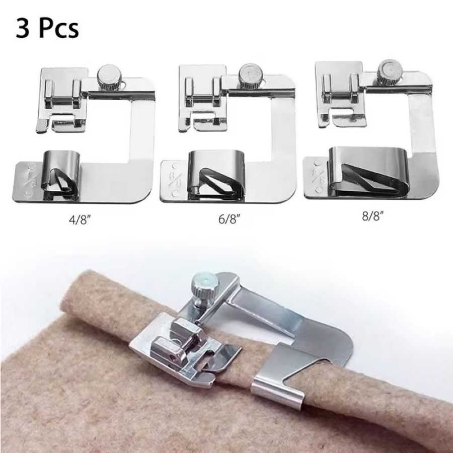 1個-3個入り 13/19/25mm 国内製ミシン用押さえ金 - Sewing Roll のレビューと価格