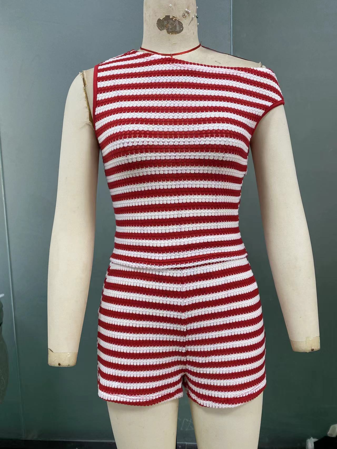 レディースサマーショートツーピースセット　新作バケーションス - Sewing Vest のレビューと価格
