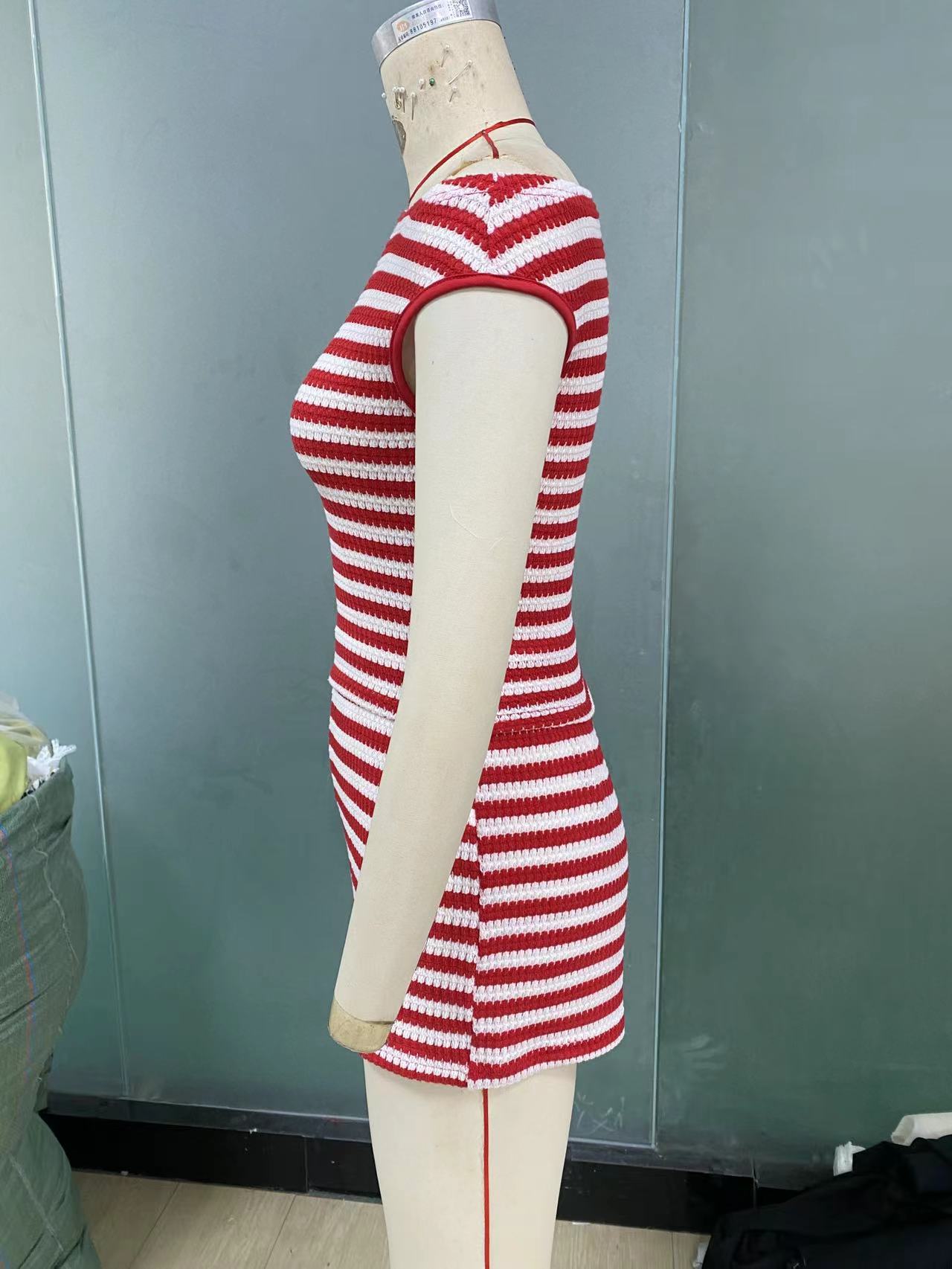 レディースサマーショートツーピースセット　新作バケーションス - Sewing Vest のレビューと価格