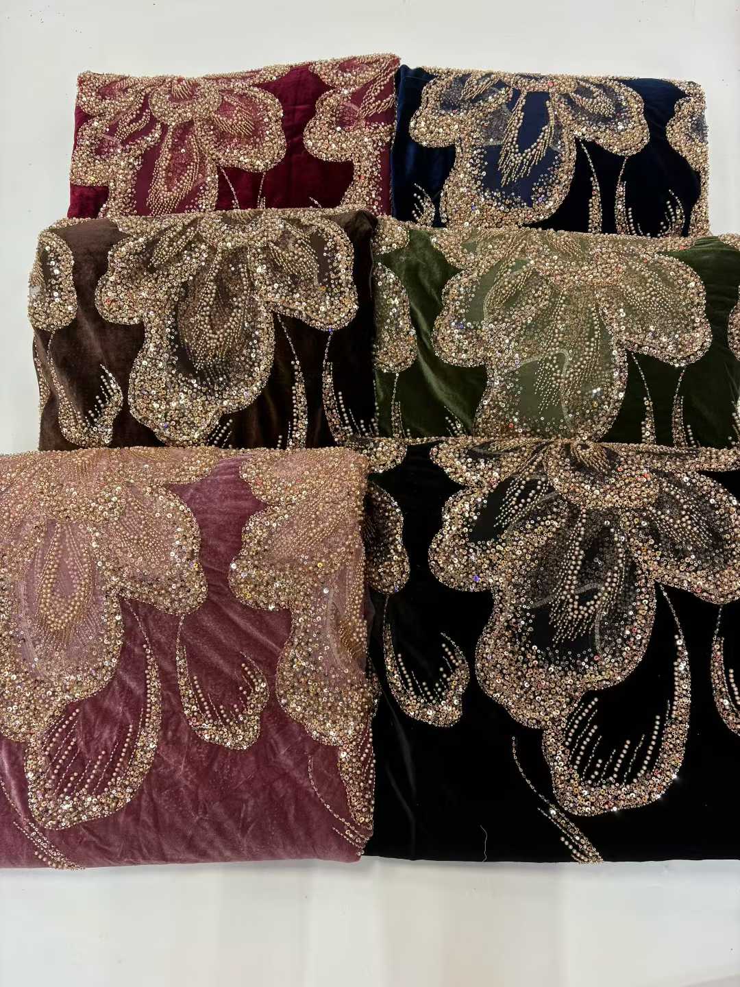 アフリカ産ベルベットビーズ付きヘビーレース生地2026高品質 - Sewing Velvet Fabric のレビューと価格