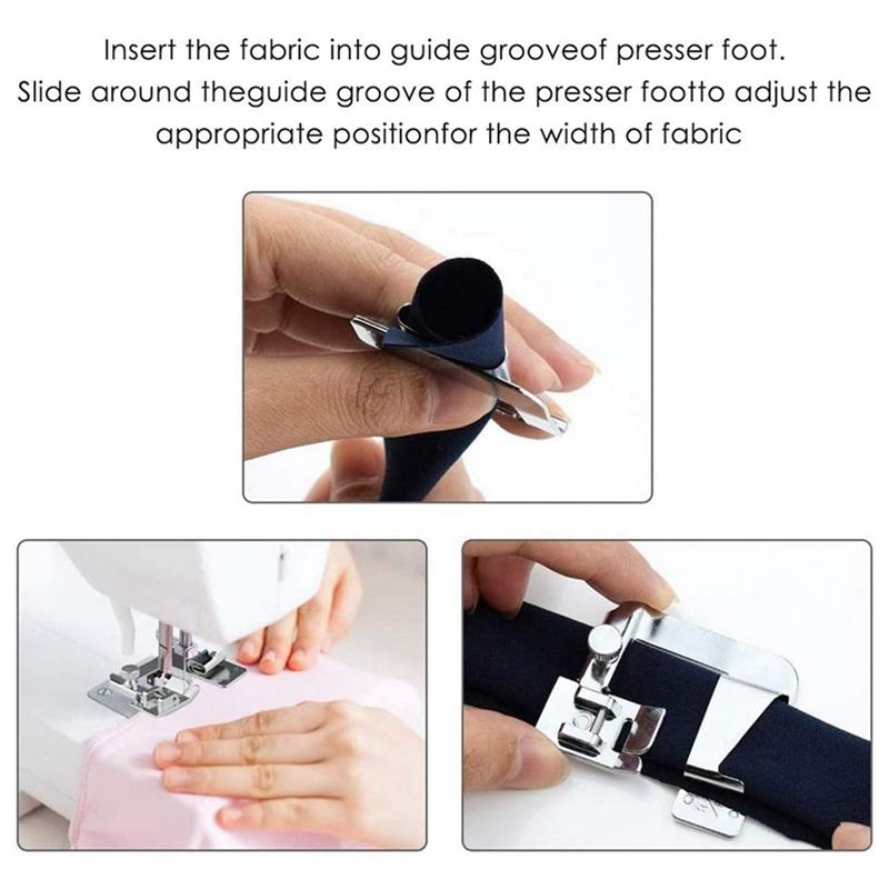 AA63 HOT 6個入りロールヘムプレッサーフット、縫製用 - Sewing Roll のレビューと価格