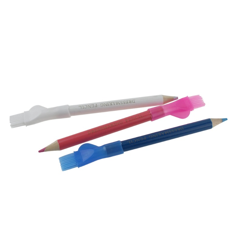 3/6 個水溶性ファブリック鉛筆ブラシキャップ付きテーラーマ - Tailor Chalk Marker のレビューと価格