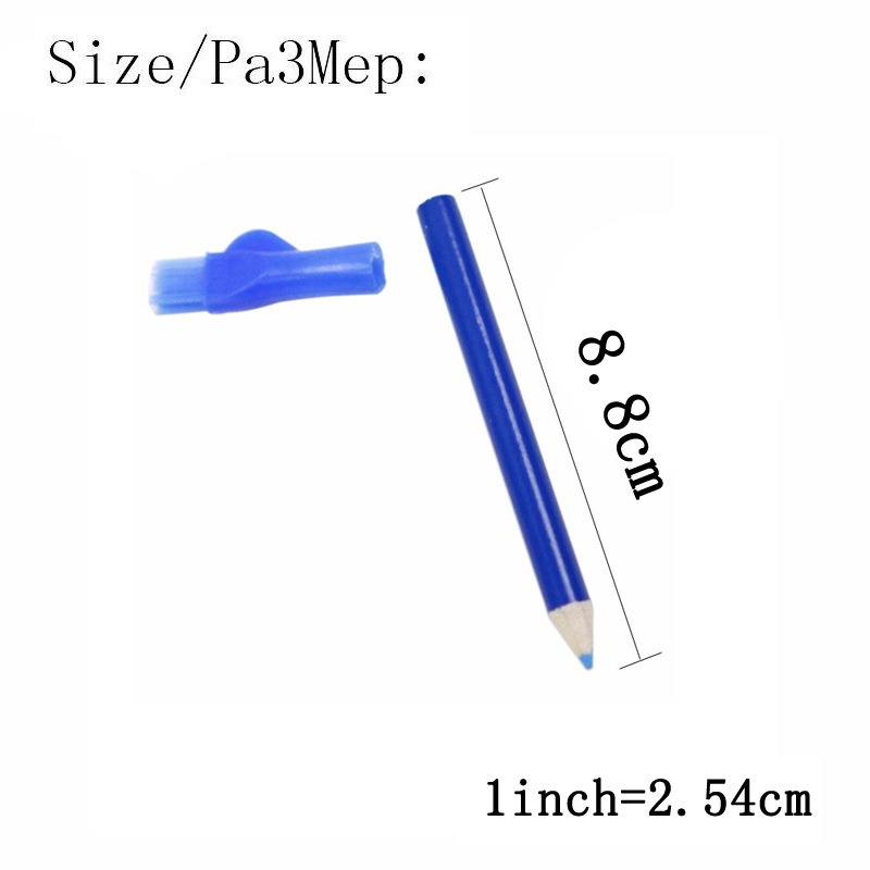 3/6 個水溶性ファブリック鉛筆ブラシキャップ付きテーラーマ - Tailor Chalk Marker のレビューと価格