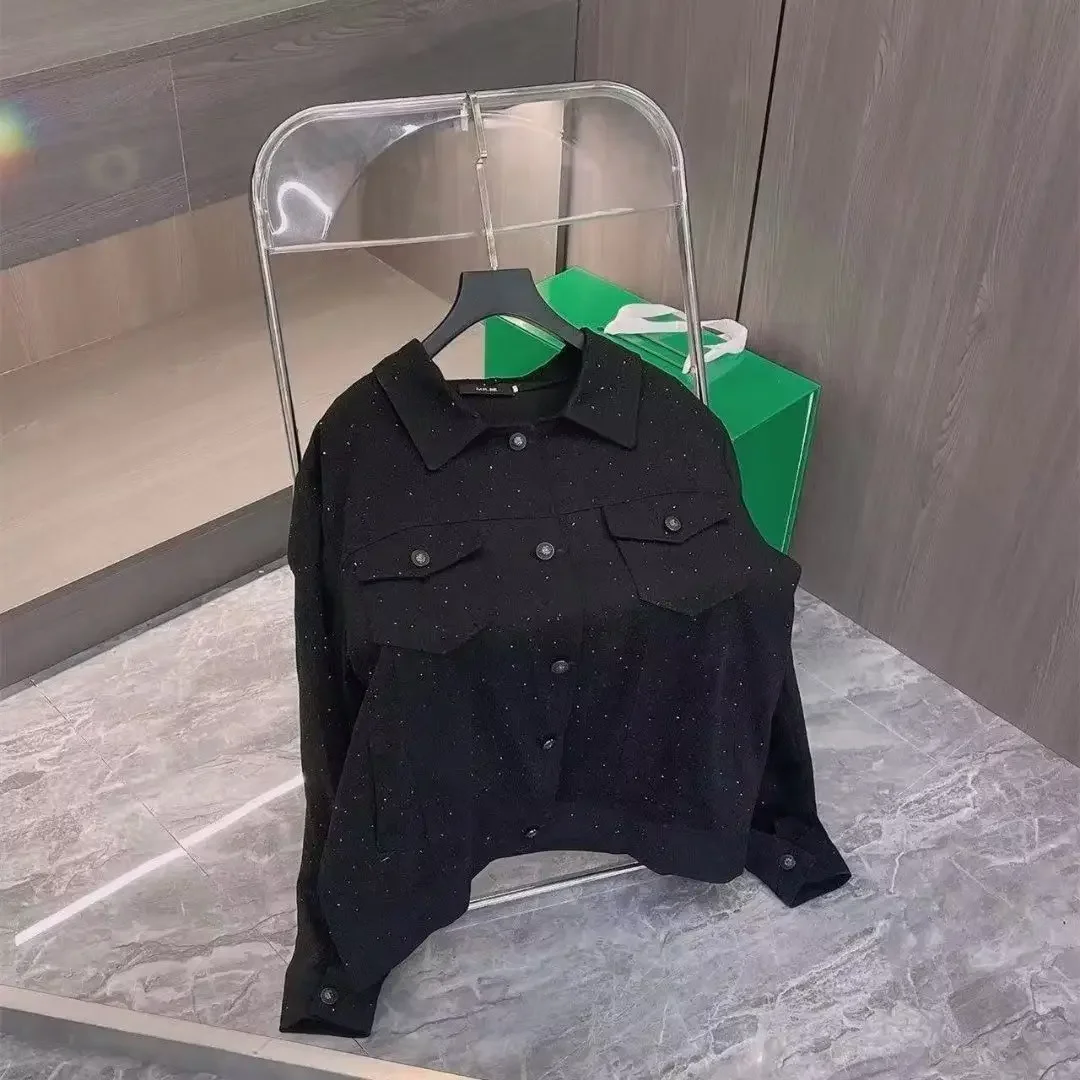 メンズデニムジャケット,スリム,ショート,カジュアル,ブラッ - Sewing Jackets のレビューと価格