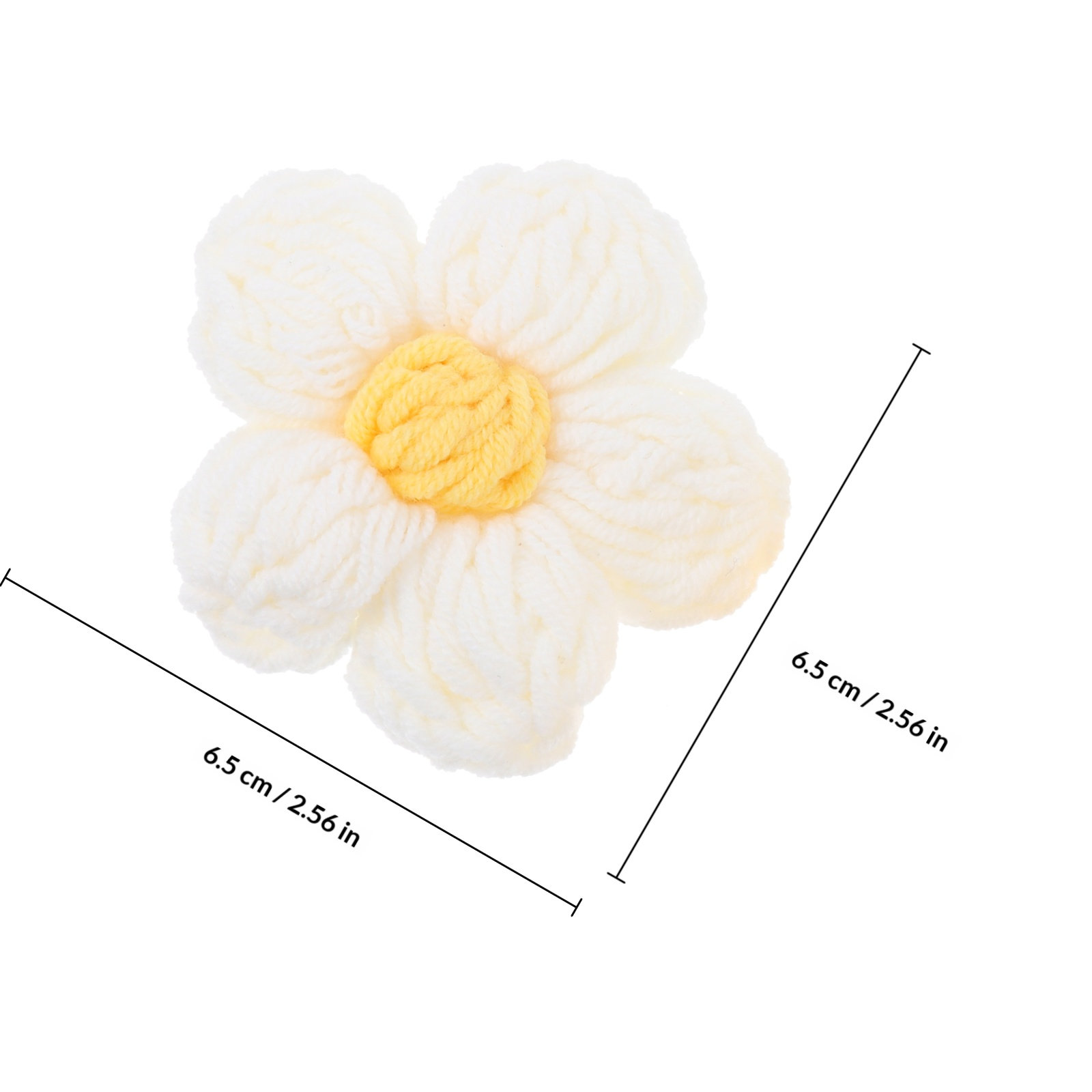 4 個かぎ針編み花柄 DIY アクセサリー手作り花アップリケ - Sewing Garments のレビューと価格