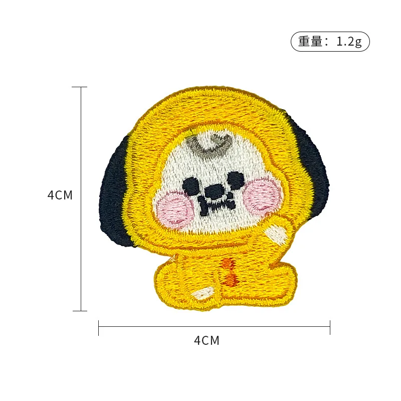 LINE FRIENDS BT21 全キャラクター刺繍入り粘 - Iron On Patch のレビューと価格