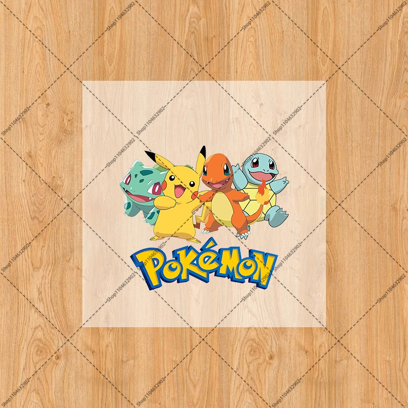 ポケモンアイロンパッチ洗濯可能熱転写ステッカーアニメ漫画柄女 - Iron On Patch のレビューと価格