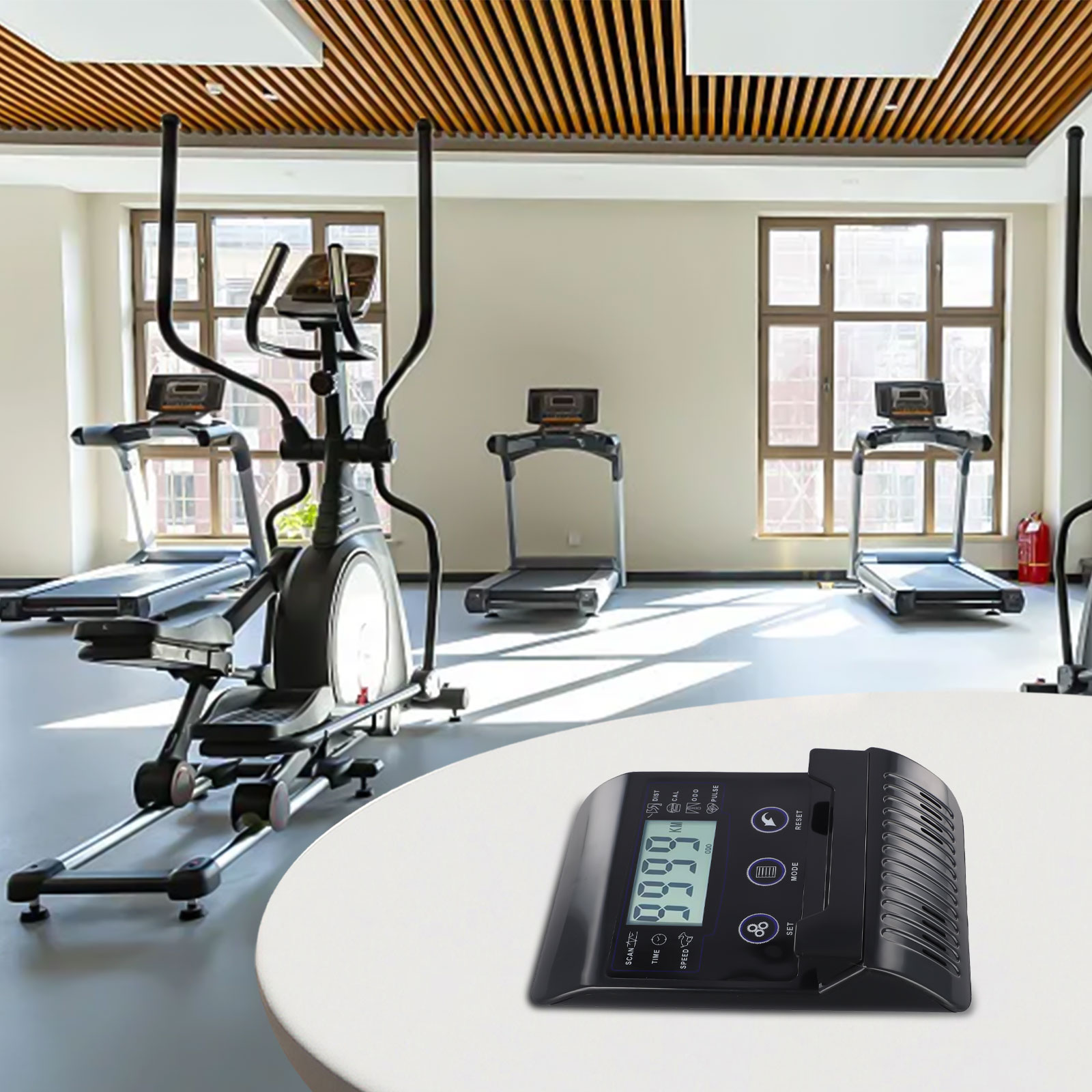 固定式自転車およびフィットネス機器の電子メーターは、Kino - Gripper Foot Walking のレビューと価格